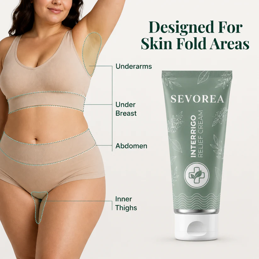 💚 LAST DAY BUY 1 GET 1 FREE✨Intertrigo Relief Cream treats 99% of skin fold rashes from the first application SevoreaTMIntertrigo Cream🛒