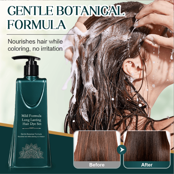 Mild Formula Long Lasting Hair Dye Set