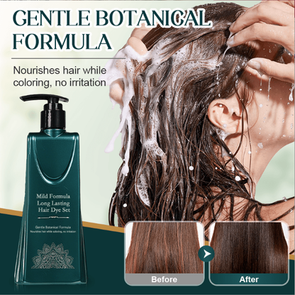 Mild Formula Long Lasting Hair Dye Set