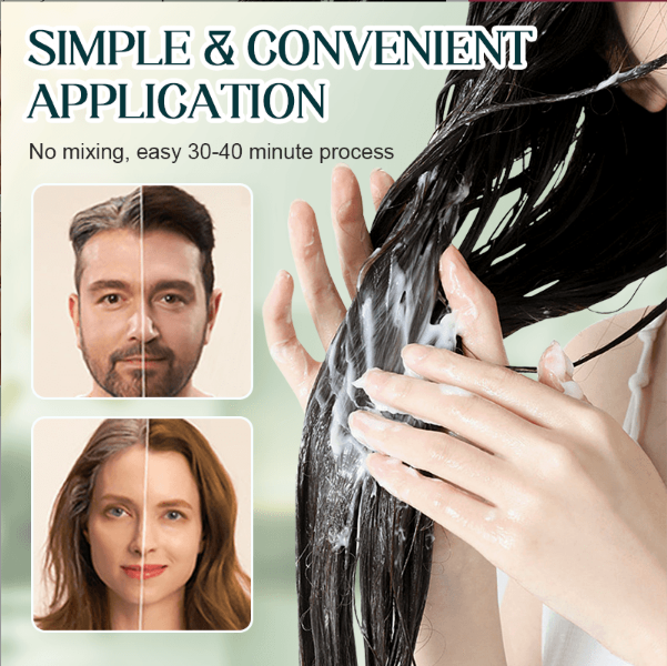Mild Formula Long Lasting Hair Dye Set