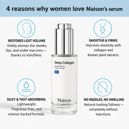 💘LAST DAY BUY 1 GET 1 FREE🎉VoluFine | Korean Collagen Serum for Mature Skin✨