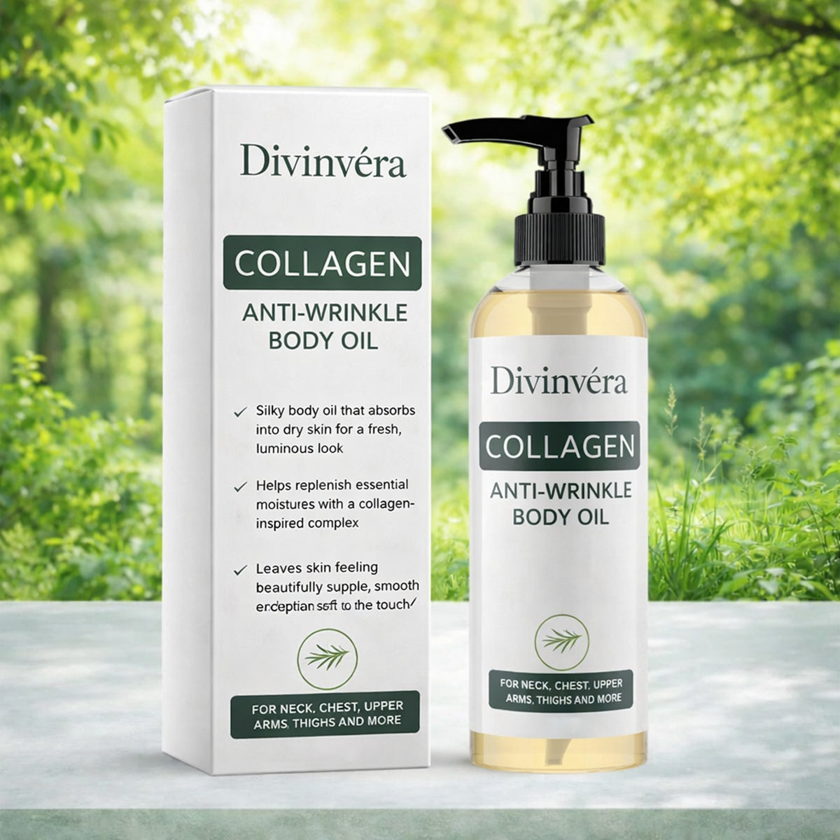 Divinvéra Collagen Oil | Tightens and lifts sagging skin by 98% within 24 hours