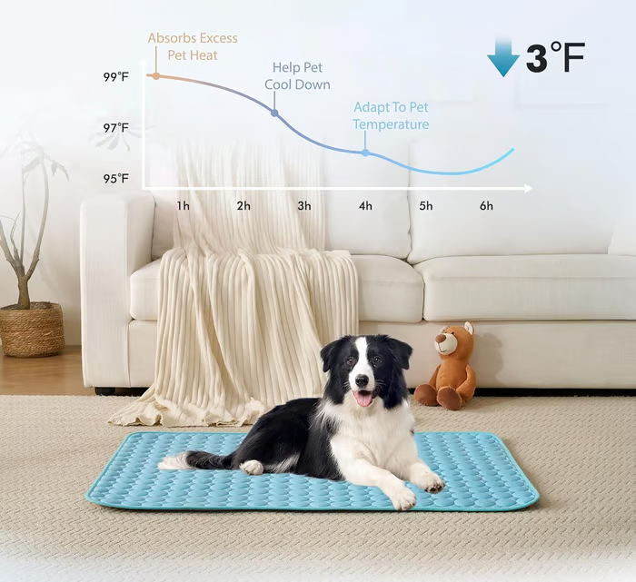 🔥🔥Hot Sale 🧊Dog Cooling MatInstant coolness! Cooling pads can prevent dangerous heat stress.
