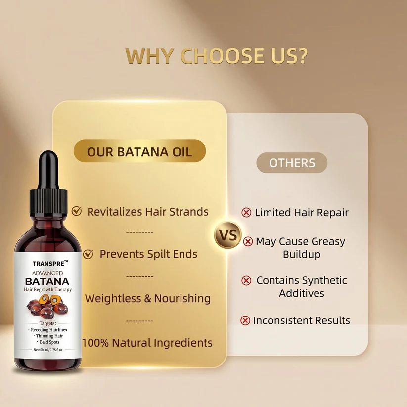 🔥LAST DAY 50% OFF!! ROSERUNE™ Advanced Batana Hair Regrowth Therapy✨