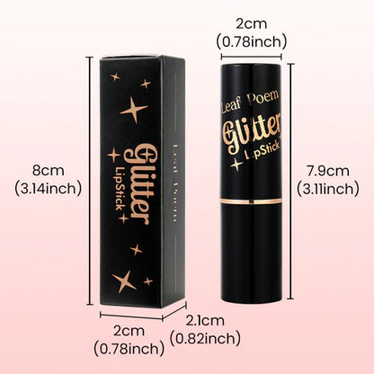 Today's Special - Buy 1 Get 1 Free💋Waterproof & Moisturizing Glitter Lipstick