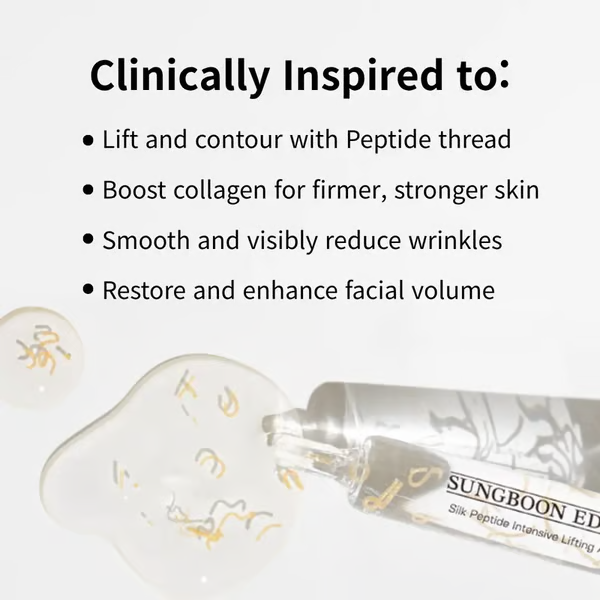 Buy X get X free - last day!✨Silk Lifting Peptide Ampoule: Korean Anti-Aging Serum for Wrinkle Care & Plumping