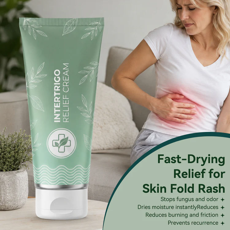 Intertrigo Relief Cream treats 99% of skin fold rashes from the first application✨
