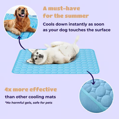 🔥🔥Hot Sale 🧊Dog Cooling MatInstant coolness! Cooling pads can prevent dangerous heat stress.