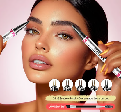 🌟Hot Sale🌟2025 NEW 4D Curved Eyebrow Pen