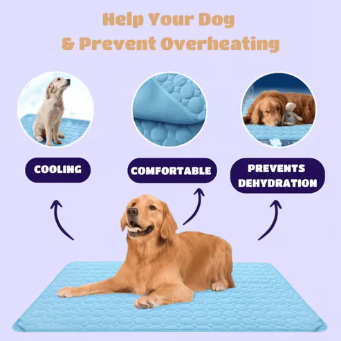 🔥🔥Hot Sale 🧊Dog Cooling MatInstant coolness! Cooling pads can prevent dangerous heat stress.
