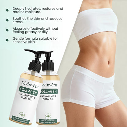 Divinvéra Collagen Oil | Tightens and lifts sagging skin by 98% within 24 hours