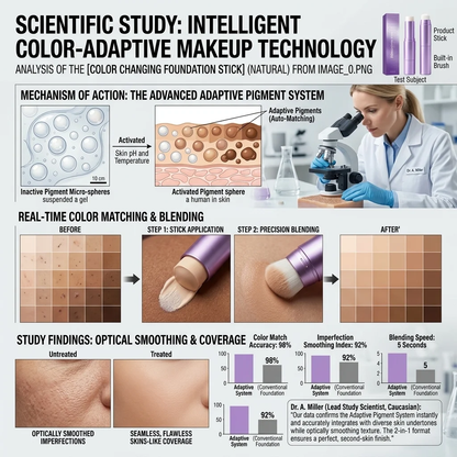 🔥 Final 5 hours—half-price offer! 🛒 The latest 2026 cutting-edge tech 👩‍🔬—best-selling smart color-changing foundation ✨