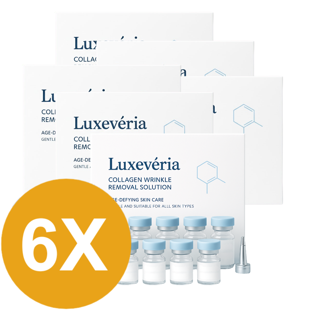 ✨❤️Luxevéria : Clinical-Grade Collagen That Erases Deep Lines Without Needles🛒✨