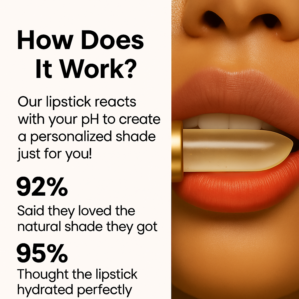 NoMoreGrays™ Magic Color-Changing Lipstick